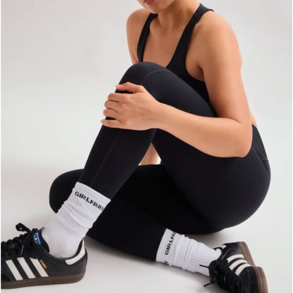 Girlfriend Collective Black Compressive High-Rise Legging - Picture 1 of 8